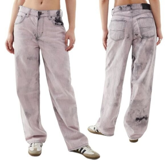BDG Urban Outfitters Overdye Low Rise Baggy Boyfriend Jeans Size 27 W / 32 L - Picture 4 of 14